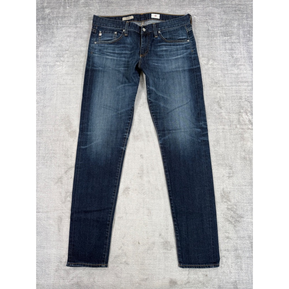AG Adriano Goldschmied Jeans Women 29R Blue Denim The Nikki Relaxed Skinny